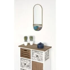 Miroir Mural Ovale Avec Panier Métal Doré Vald -TODAY || Disney || Fisher Price Soldes miroir mural ovale avec panier metal dore volg 3248117188151 413884