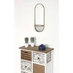 Miroir Mural Ovale Avec Panier Métal Doré Vald -TODAY || Disney || Fisher Price Soldes miroir mural ovale avec panier metal dore volg 3248117188151 413886