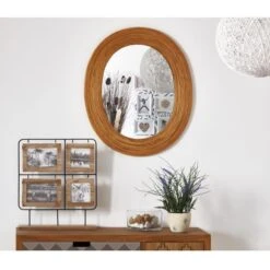 Miroir Mural Ovale Rotin Beige Ouvop -TODAY || Disney || Fisher Price Soldes miroir mural ovale rotin beige baden 3248117182173 413878