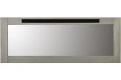 Miroir Mural Rectangulaire Bois Chêne Gris Menior 170 Cm