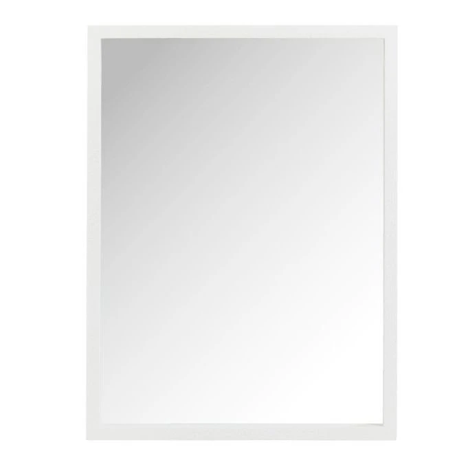 Miroir Mural Rectangulaire Bois Massif Blanc Ocel 80 Cm 3 Miroir Mural Rectangulaire Bois Massif Blanc Ocel 80 Cm