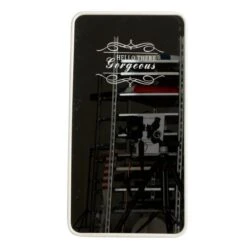 Miroir Mural Rectangulaire Métal Blanc Bialli