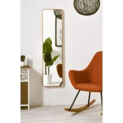 Miroir Mural Rectangulaire Métal Doré Noret H 120 Cm -TODAY || Disney || Fisher Price Soldes miroir mural rectangulaire metal dore stern 3248117183156 532442