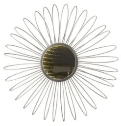 Miroir Mural Rond à LED Verre Et Métal Argenté Liath -TODAY || Disney || Fisher Price Soldes miroir mural rond a led verre et metal argente liath 5415203926258 362895