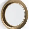 Miroir Mural Rond Métal Doré Booty 2
