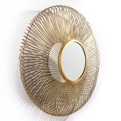 Miroir Mural Rond Métal Doré Rary D 112 Cm -TODAY || Disney || Fisher Price Soldes miroir mural rond metal dore d 112 cm 8435471834724 395602