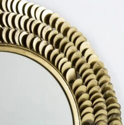 Miroir Mural Rond Métal Doré Et Verre Cailly -TODAY || Disney || Fisher Price Soldes miroir mural rond metal dore et verre cailly 8435471824411 322262