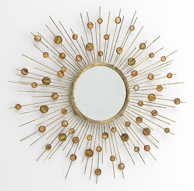 Miroir Mural Rond Métal Doré Nacré Roxane 3 Miroir Mural Rond Métal Doré Nacré Roxane