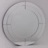Miroir Mural Rond Verre Transparent Octy
