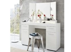 Miroir Pliable Avec étagère Laqué Blanc Ellia -TODAY || Disney || Fisher Price Soldes miroir pliable avec etagere laque blanc ellia 4251585511863 1471068