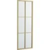 Miroir Rectangulaire Métal Doré Trofa H 107 Cm