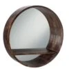 Miroir Rond Avec Tablette Bois De Manguier Brun Foncé 70 Cm -TODAY || Disney || Fisher Price Soldes miroir rond avec tablette bois de manguier brun fonce 70 cm 5415203775504 410578