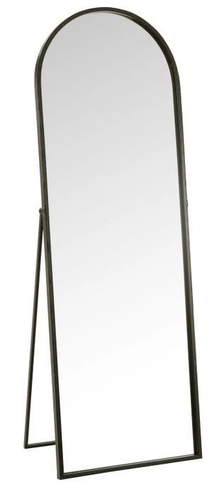 Miroir Sur Pied En Métal Noir Wouna L 50 Cm 3 Miroir Sur Pied En Métal Noir Wouna L 50 Cm