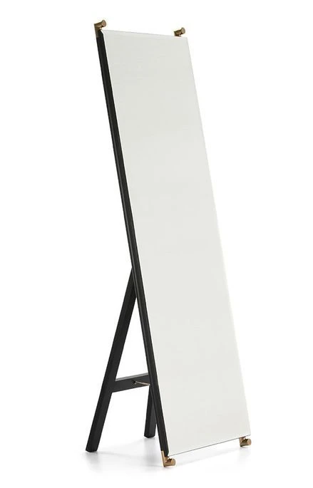 Miroir Sur Pieds Bois Et Métal Noir Yottie 3 Miroir Sur Pieds Bois Et Métal Noir Yottie