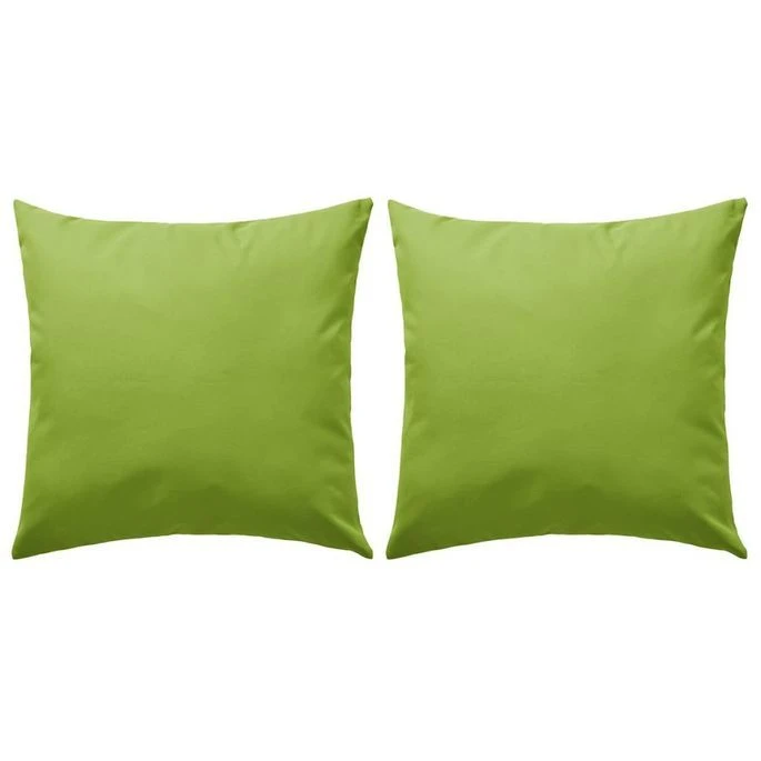 Oreiller D'extérieur 2 Pcs 45 X 45 Cm Vert Pomme 3 Oreiller D'extérieur 2 Pcs 45 X 45 Cm Vert Pomme