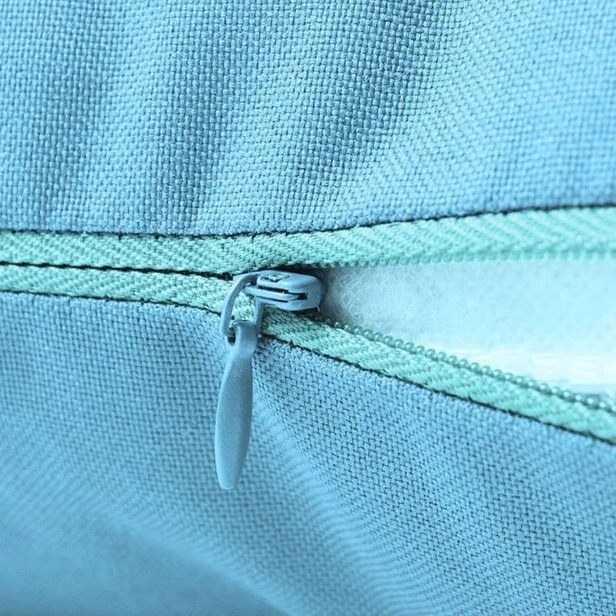 Oreiller D'extérieur 2 Pcs 60 X 40 Cm Bleu Clair 4 Oreiller D'extérieur 2 Pcs 60 X 40 Cm Bleu Clair – Image 2