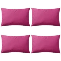 Oreiller D'extérieur 4 Pcs 60 X 40 Cm Rose
