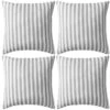 Oreiller D'extérieur 4 Pcs Impression Rayure 45 X 45 Cm Gris -TODAY || Disney || Fisher Price Soldes oreiller d exterieur 4 pcs impression rayure 45 x 45 cm gris 3666722457118 769191