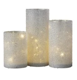 Photophore à LED Verre Blanc Licia H 15 Cm -TODAY || Disney || Fisher Price Soldes photophore a led verre blanc licia h 15 cm 5415203975249 360268