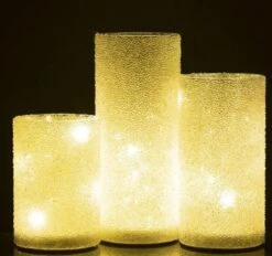 Photophore à LED Verre Blanc Licia H 15 Cm -TODAY || Disney || Fisher Price Soldes photophore a led verre blanc licia h 15 cm 5415203975249 360269