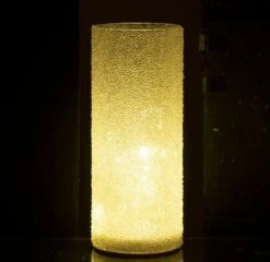 Photophore à LED Verre Blanc Licia H 25 Cm -TODAY || Disney || Fisher Price Soldes photophore a led verre blanc licia h 25 cm 5415203975263 360252