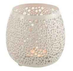 Photophore Métal Laqué Blanc Ettis H 12 Cm -TODAY || Disney || Fisher Price Soldes photophore metal laque blanc ettis h 12 cm 5400924029517 370913