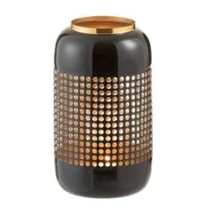 Photophore Métal Noir Et Doré Laqué Narsh 15 Cm - Lot De 2 -TODAY || Disney || Fisher Price Soldes photophore metal noir et dore laque narsh 15 cm lot de 2 5415203979773 356784