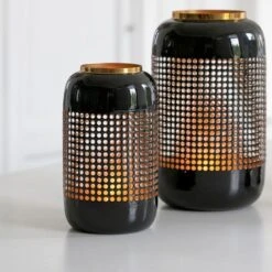 Photophore Métal Noir Et Doré Laqué Narsh -TODAY || Disney || Fisher Price Soldes photophore metal noir et dore laque narsh 5415203979780 356781