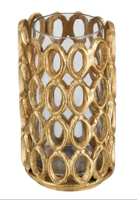 Photophore Rond Avec Des Cercles Aluminium Doré Ino D 10 Cm 3 Photophore Rond Avec Des Cercles Aluminium Doré Ino D 10 Cm