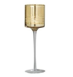 Photophore Sur Pied Verre Doré Narsh -TODAY || Disney || Fisher Price Soldes photophore sur pied verre dore narsh 5415203951663 356966