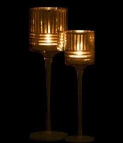 Photophore Sur Pied Verre Doré Narsh -TODAY || Disney || Fisher Price Soldes photophore sur pied verre dore narsh 5415203951663 356972