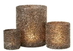 Photophore Verre à Paillettes Dorées Ysarg - Lot De 3 -TODAY || Disney || Fisher Price Soldes photophore verre a paillettes dorees ysarg lot de 3 5415203952462 352446