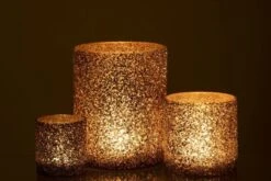 Photophore Verre à Paillettes Dorées Ysarg - Lot De 3 -TODAY || Disney || Fisher Price Soldes photophore verre a paillettes dorees ysarg lot de 3 5415203952462 352447