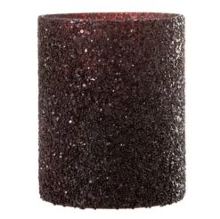 Photophore Verre Bordeaux Pailleté Winno H 21 Cm