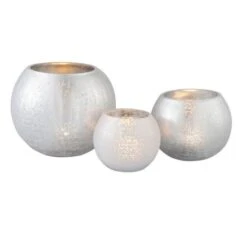 Photophore Verre Craquelé Argenté Mat Licia D 20 Cm -TODAY || Disney || Fisher Price Soldes photophore verre craquele argente mat licia d 20 cm 5415203965080 360381