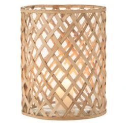 Photophore Verre Et Bois Clair Azura H 28 Cm -TODAY || Disney || Fisher Price Soldes photophore verre et bois clair azura h 28 cm 5400924024758 371427