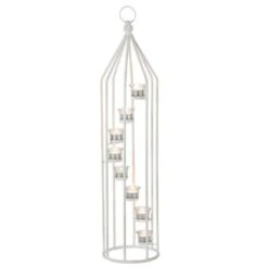 Photophore Verre Et Métal Blanc Omani -TODAY || Disney || Fisher Price Soldes photophore verre et metal blanc omani 5400924035235 378100