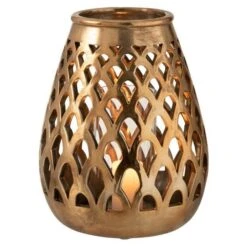 Photophore Verre Et Métal Cuivré Geera -TODAY || Disney || Fisher Price Soldes photophore verre et metal cuivre geera 5400924011673 380481