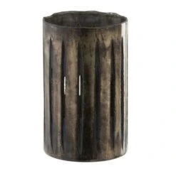 Photophore Verre Marron Liath H 20 Cm