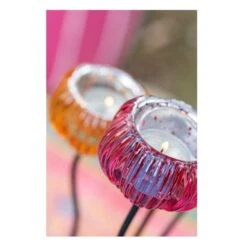 Photophore Verre Multicolore Pied Métal Noir Veeda -TODAY || Disney || Fisher Price Soldes photophore verre multicolore pied metal noir veeda 5400924036331 377646