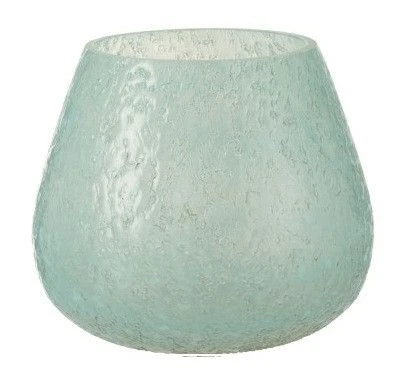 Photophore Verre Relief Bleu Azura H 14 Cm 3 Photophore Verre Relief Bleu Azura H 14 Cm