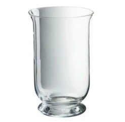 Photophore Verre Transparent Omani H 30 Cm