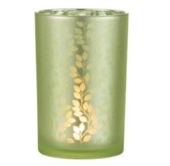 Photophore Verre Vert à Feuilles Ocel H 18 Cm -TODAY || Disney || Fisher Price Soldes photophore verre vert a feuilles ocel h 18 cm 5400924040291 372582