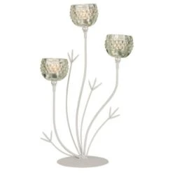 Photophore Verre Vert Et Métal Blanc Uchi H 42 Cm -TODAY || Disney || Fisher Price Soldes photophore verre vert et metal blanc uchi h 42 cm 5400924036270 378738