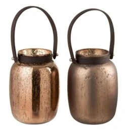 Photophores Avec Anse Verre Marron Nissy - Lot De 4 -TODAY || Disney || Fisher Price Soldes photophores avec anse verre marron nissy lot de 4 5415203955852 364213