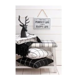 Plaids Polyester Carreaux Noir Et Blanc Bialli - Lot De 4 -TODAY || Disney || Fisher Price Soldes plaids polyester carreaux noir et blanc bialli lot de 4 5415203982766 369094