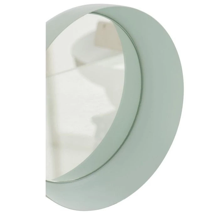 Set De 3 Miroirs Verre Et Métal Bleu Clair Mat Azura 4 Set De 3 Miroirs Verre Et Métal Bleu Clair Mat Azura – Image 2