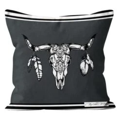 SOLEIL D'OCRE Housse De Coussin Buffalo 40 X 40 Cm