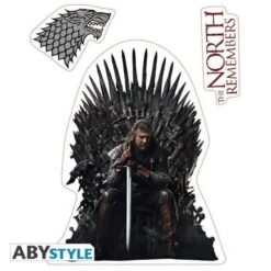 Stickers Game Of Thrones - 6x11cm / 2 Planches - Stark / Sigils - ABYstyle -TODAY || Disney || Fisher Price Soldes stickers game of thrones 6x11cm 2 planches stark sigils abystyle 3700789223818 536335